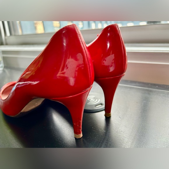 (SOLD) Authentic Miu Miu Red Patent Leather Pumps - Picture 8 of 10